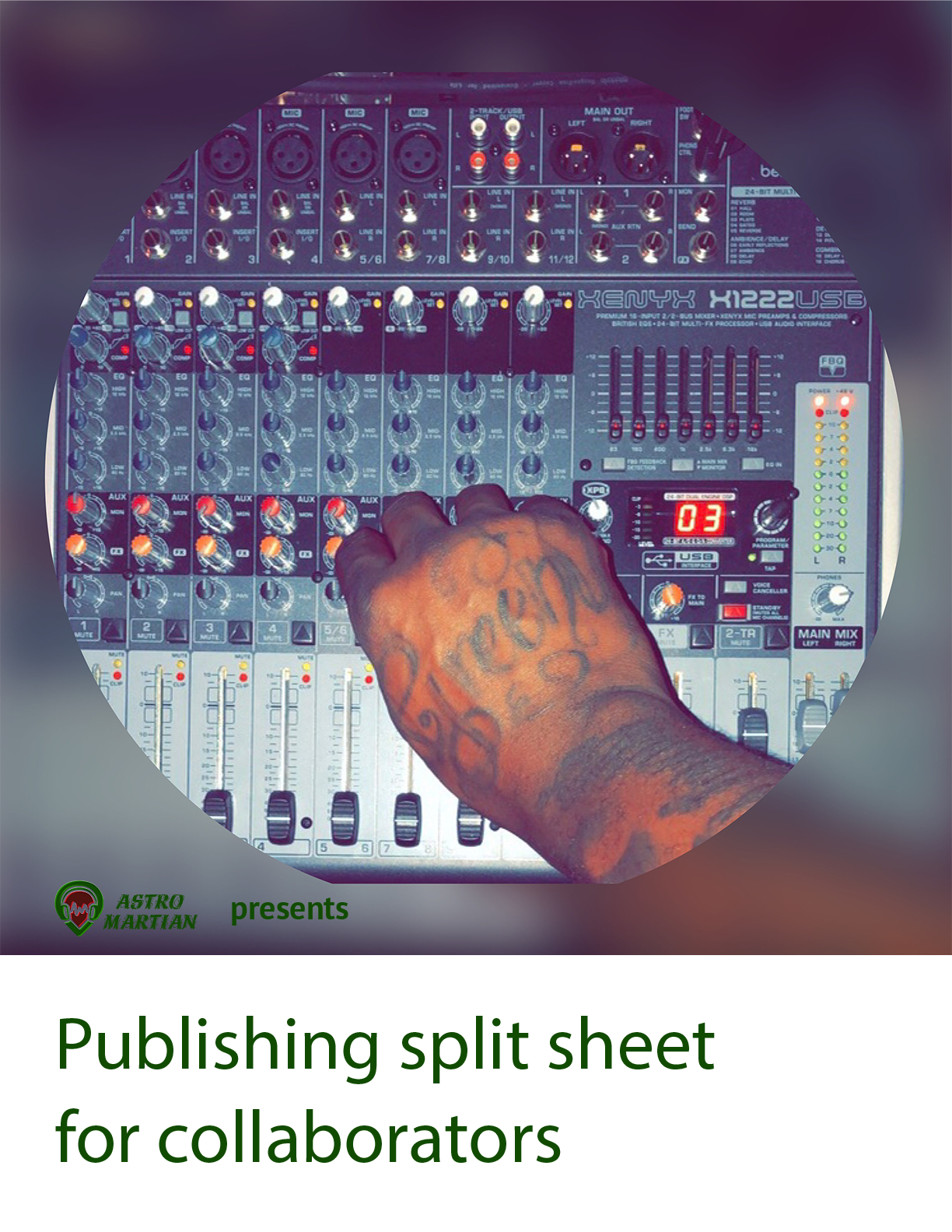 Split Sheet for Publishing